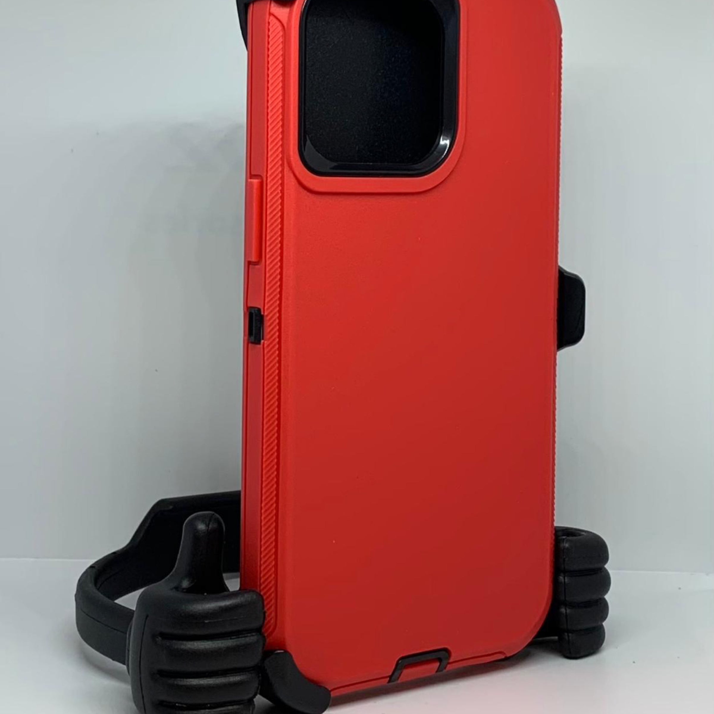 Apple iPhone Tough Pro Case with Holster Clip Red PC Hard Cover